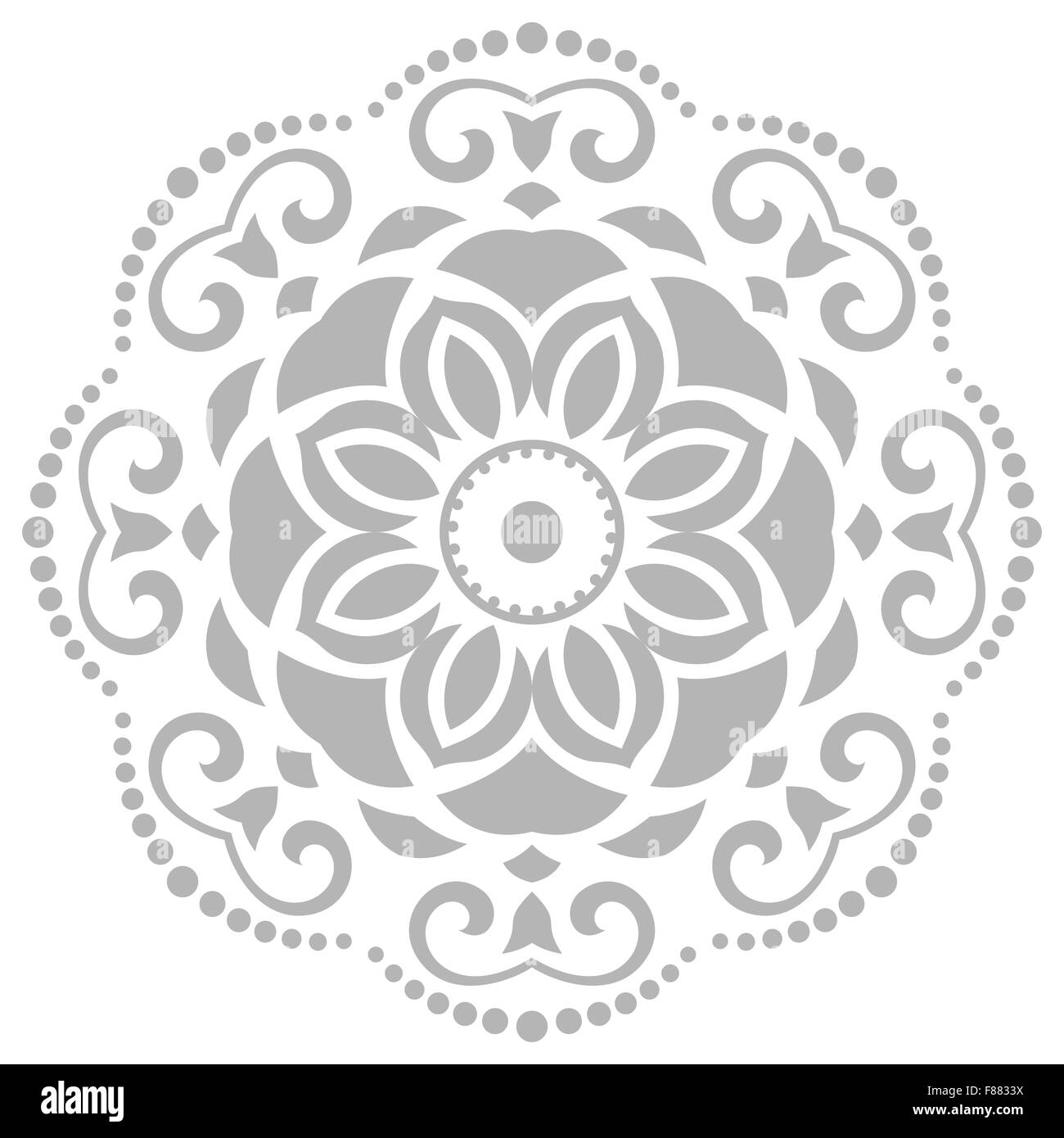 Floral pattern astratti Foto Stock