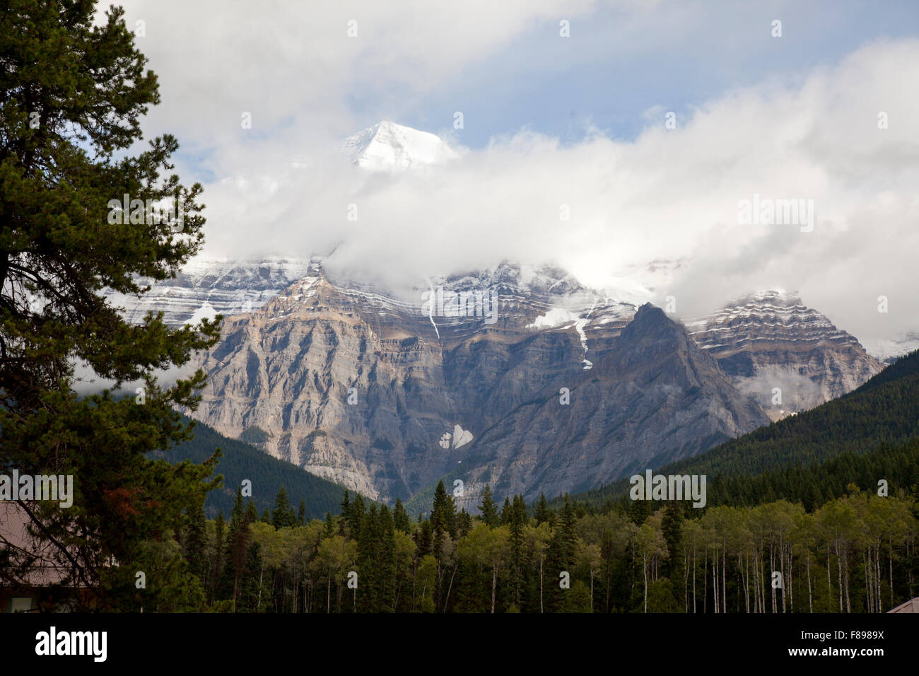 Monte Robson, BC, Canada Foto Stock