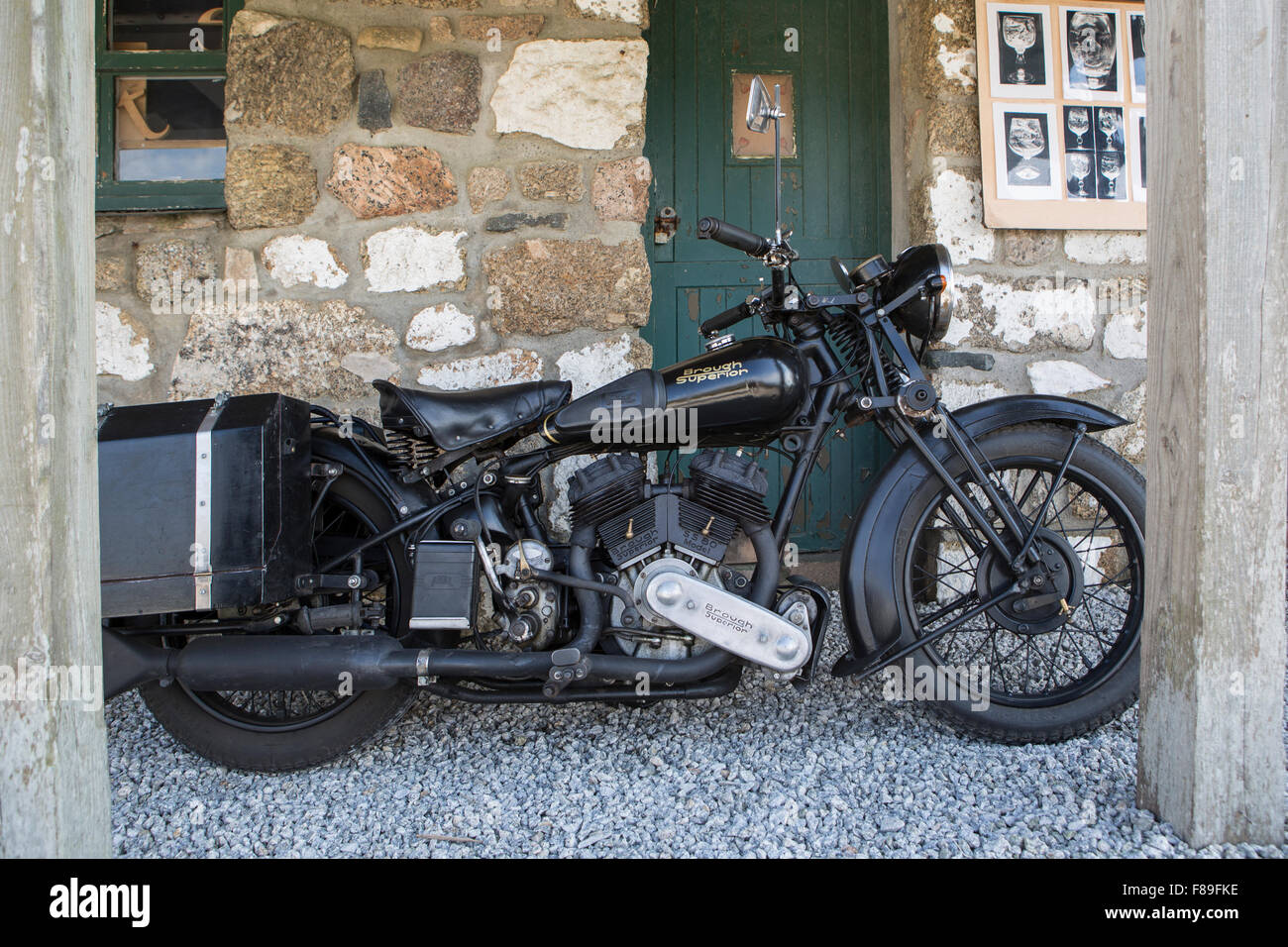 Una Brough Superior SS80 moto Foto Stock
