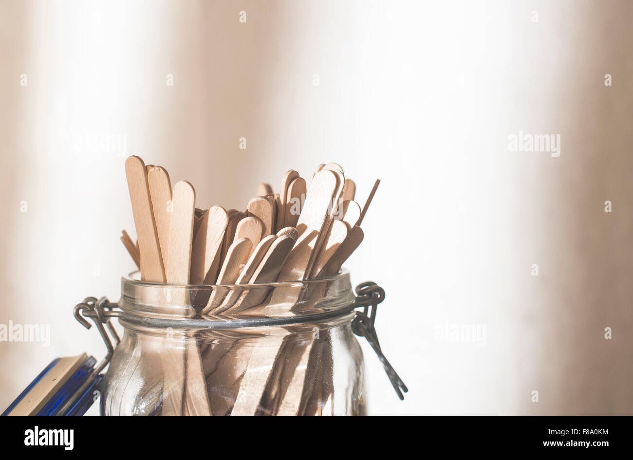 Lecca-lecca bastoni in un vaso Foto Stock