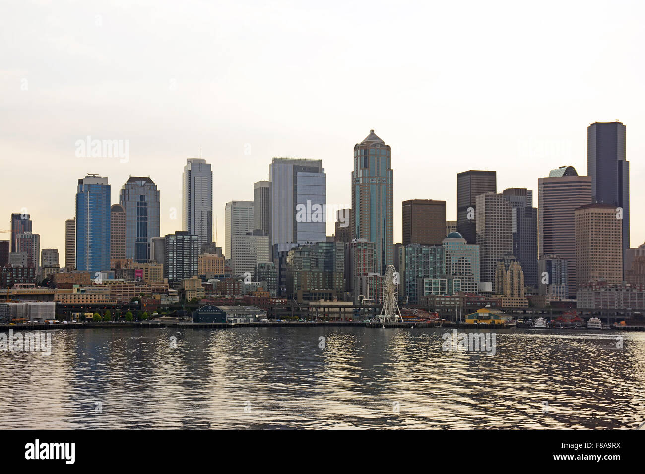 Lo skyline di Seattle, Washington, Stati Uniti d'America Foto Stock
