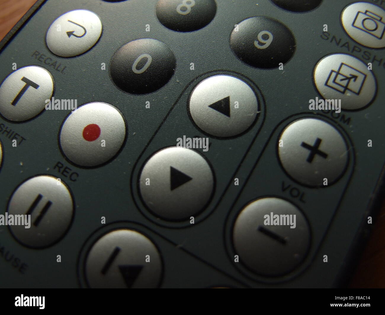 Telecomando sottile closeup Foto Stock