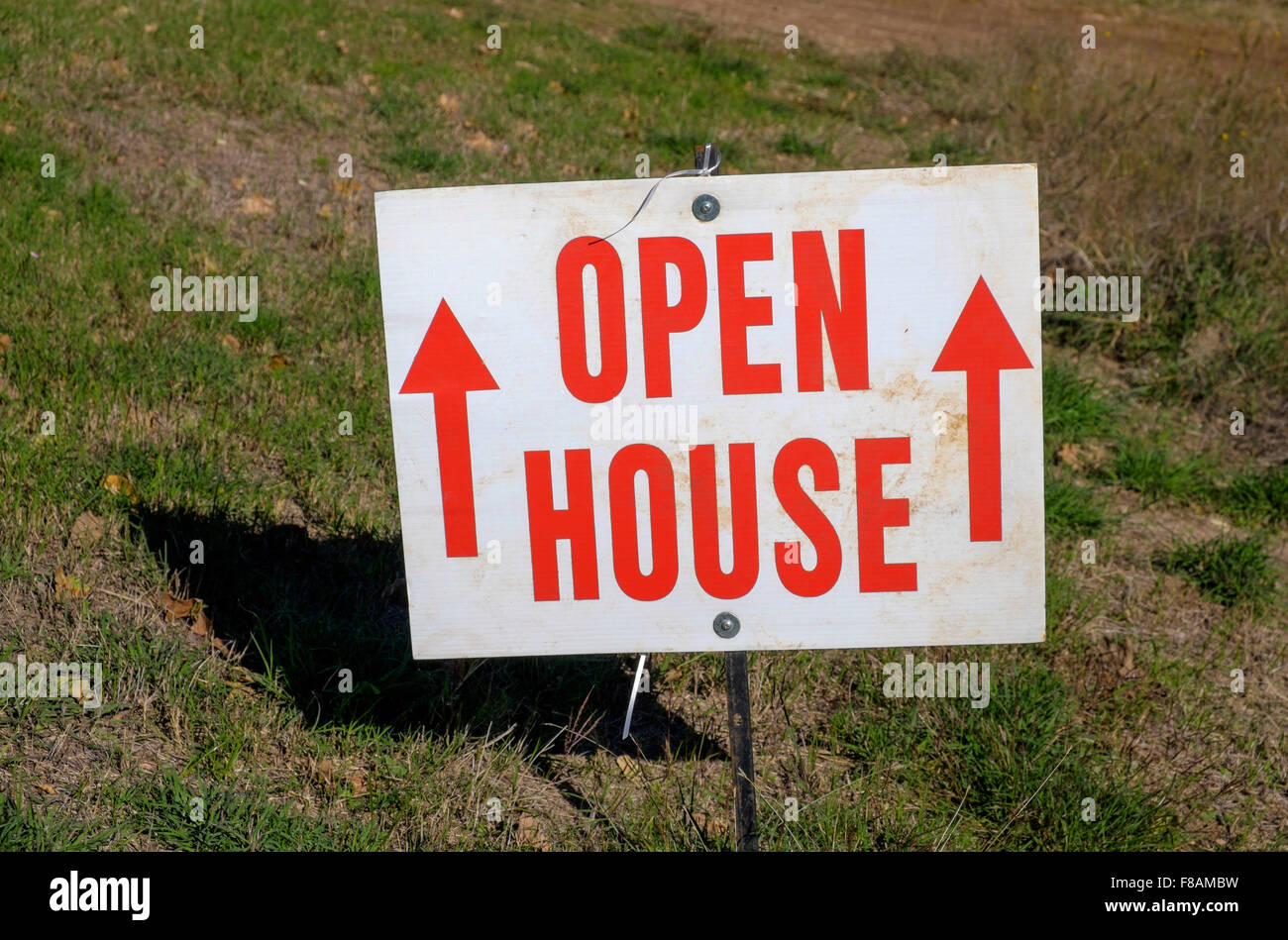 Open House accedi nuovo Texas centrale home sviluppo edilizio Foto Stock