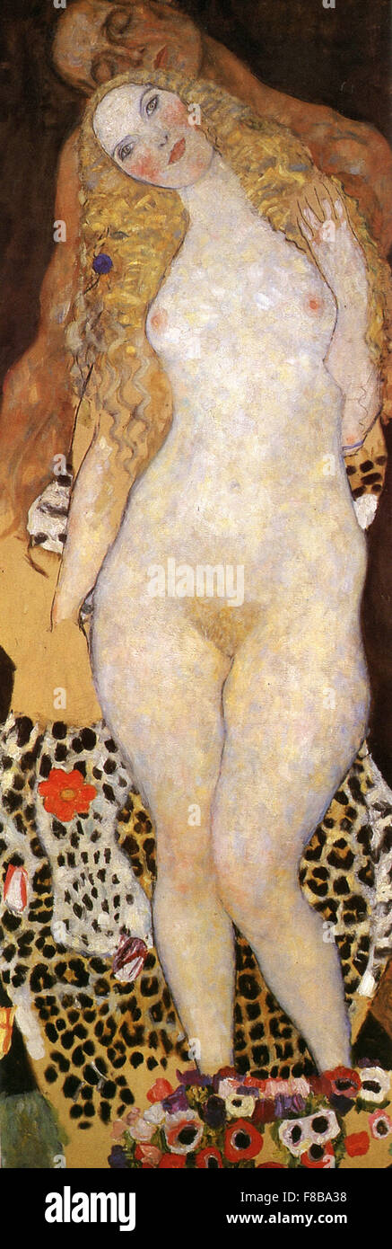 Gustav Klimt - Adamo ed Eva Foto Stock