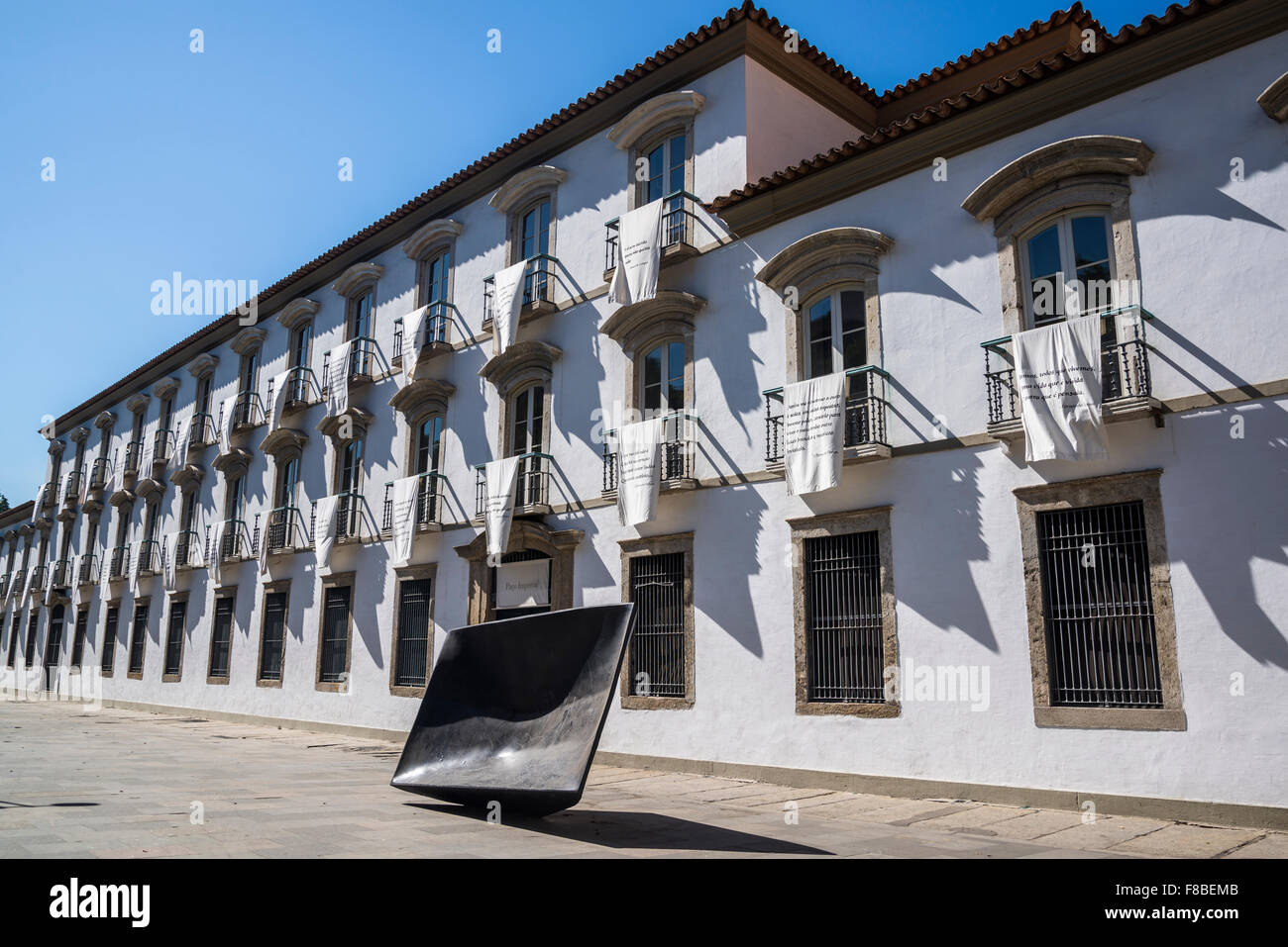 Palazzo imperiale, Paço Imperial, Praca Quinze de Novembro, Rio de Janeiro, Brasile Foto Stock