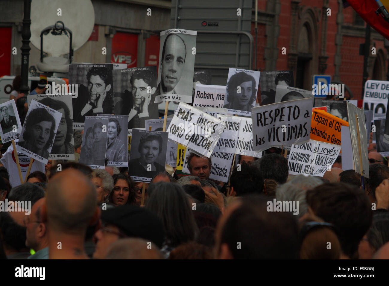 Marcia di protesta per le persone scomparse Foto Stock