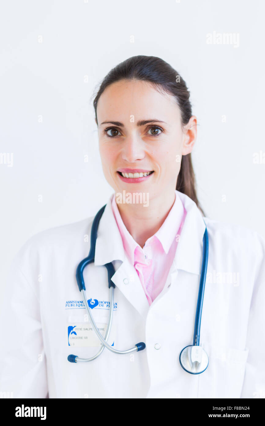 Ritratto di un medico. Foto Stock