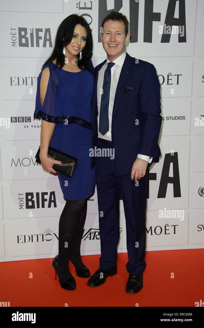 Jasmin Duran e Nick Moran presso il British Independent Film Awards 2015 a Londra Foto Stock