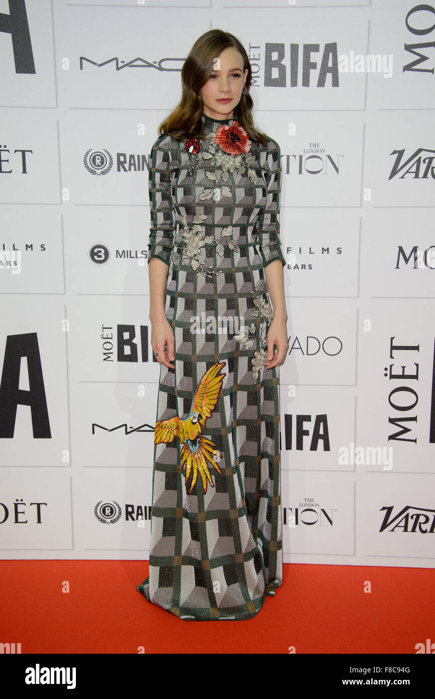 Carey Mulligan presso il British Independent Film Awards 2015 a Londra Foto Stock