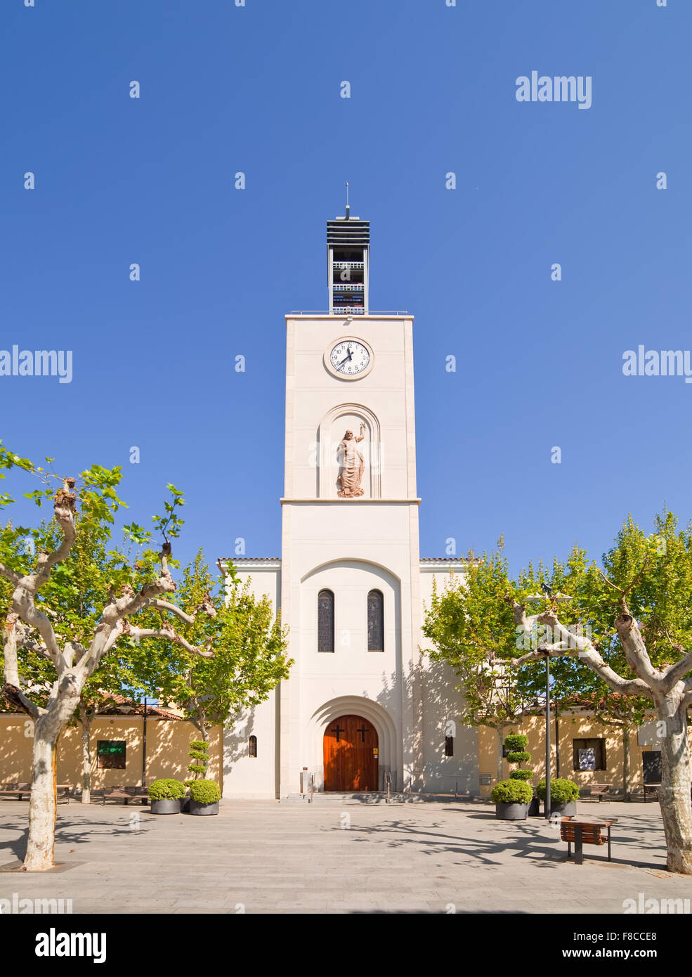 Esglesia de Sant Pere. La Chiesa cattolica in Cambrils, Spagna Foto Stock