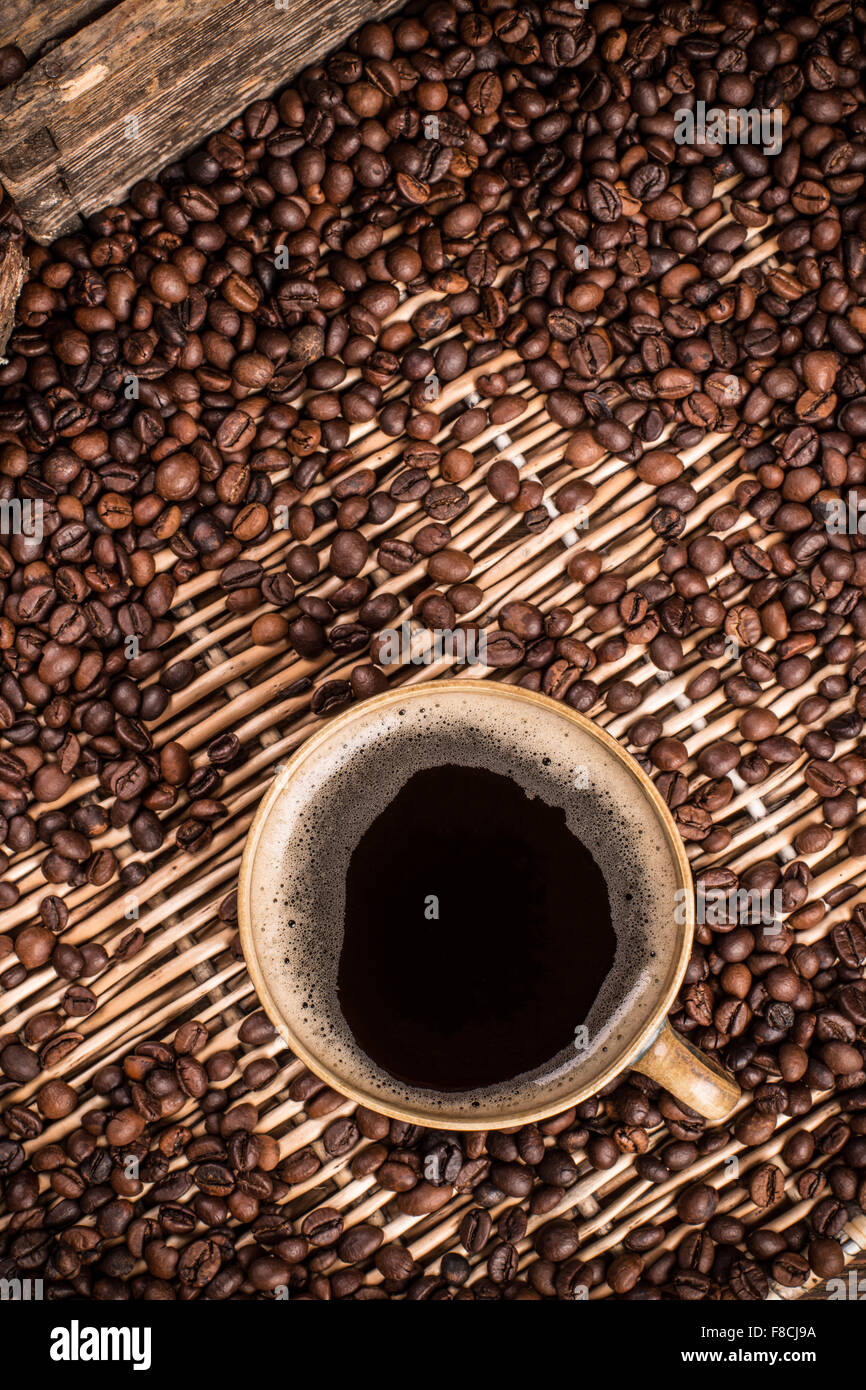 Pausa caffè concetto, tazza di caffè Foto Stock