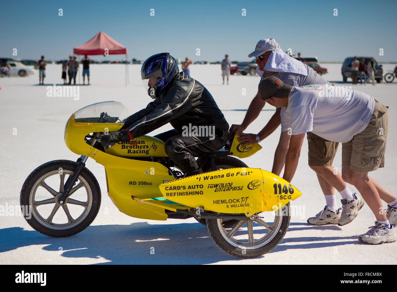 Coleman fratello Racing team moto durante il mondo di velocità 2012. Foto Stock