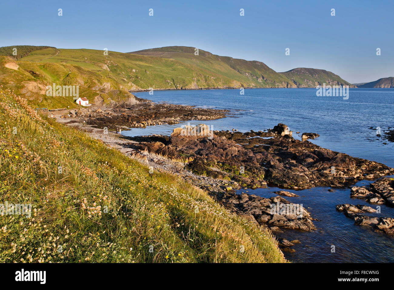 Niarbyl; Dalby; Isola di Man; Regno Unito Foto Stock