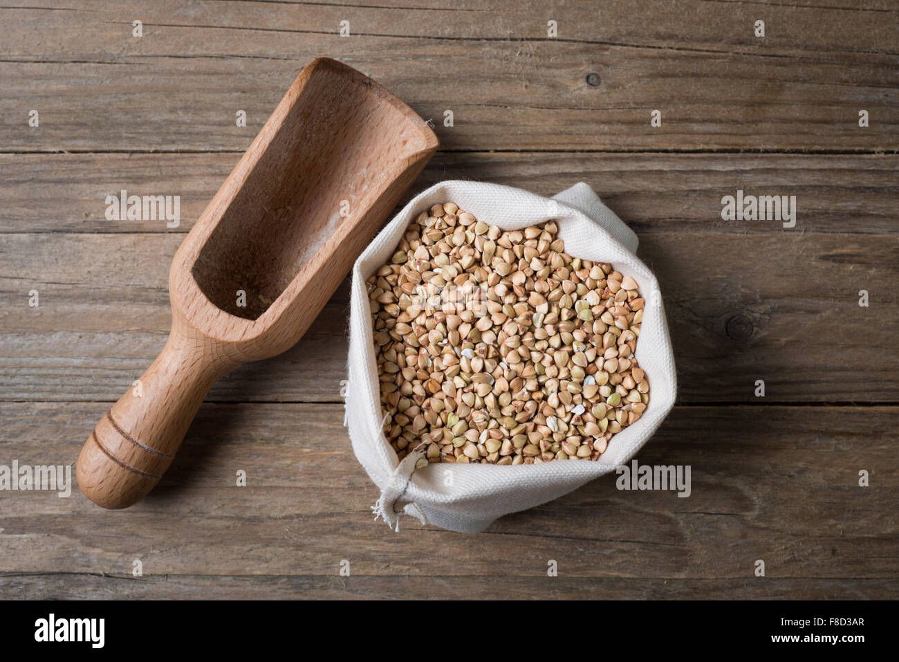 Grano saraceno con sassola Foto Stock