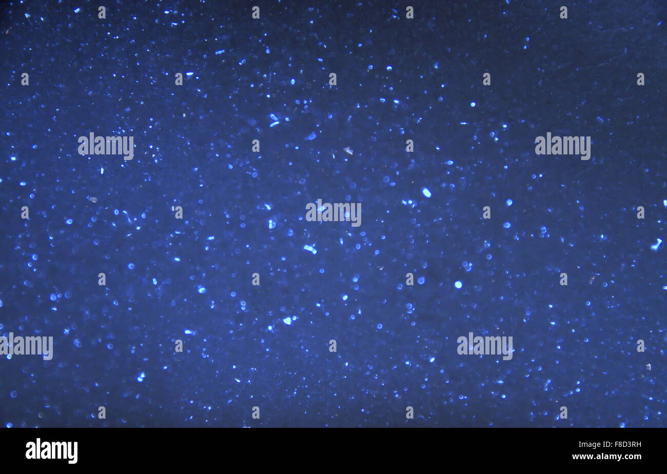 Schiuma sfondo blu scuro, Sofia, Bulgaria Foto Stock