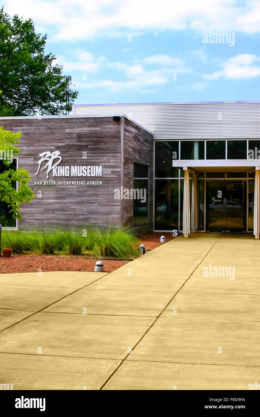 Il B. King Museum e Delta Interpretive Center a 400 seconda strada in Indianola, Mississippi Foto Stock