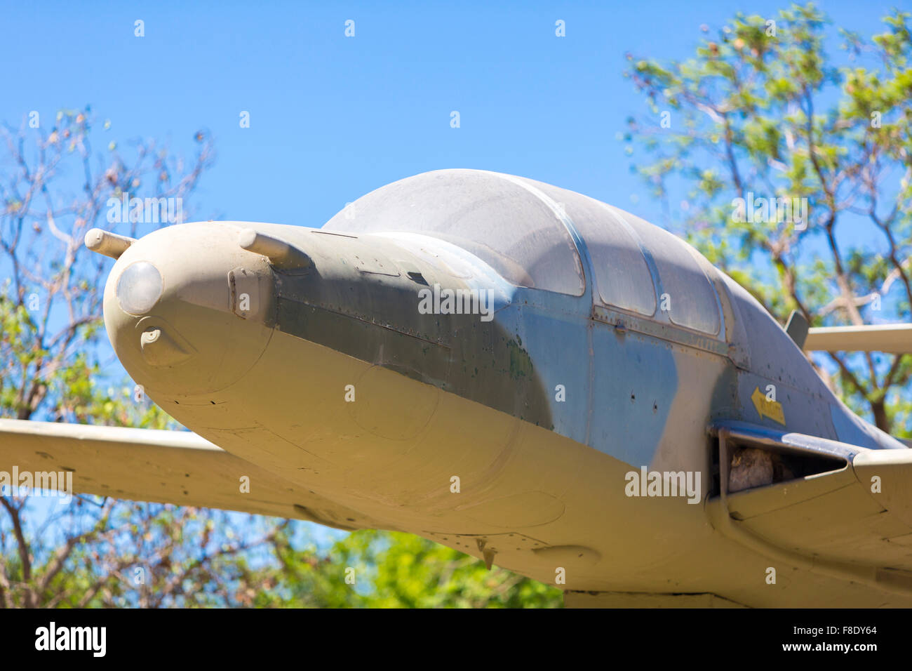 Air Force Pucara attacco a terra di aeromobili Foto Stock