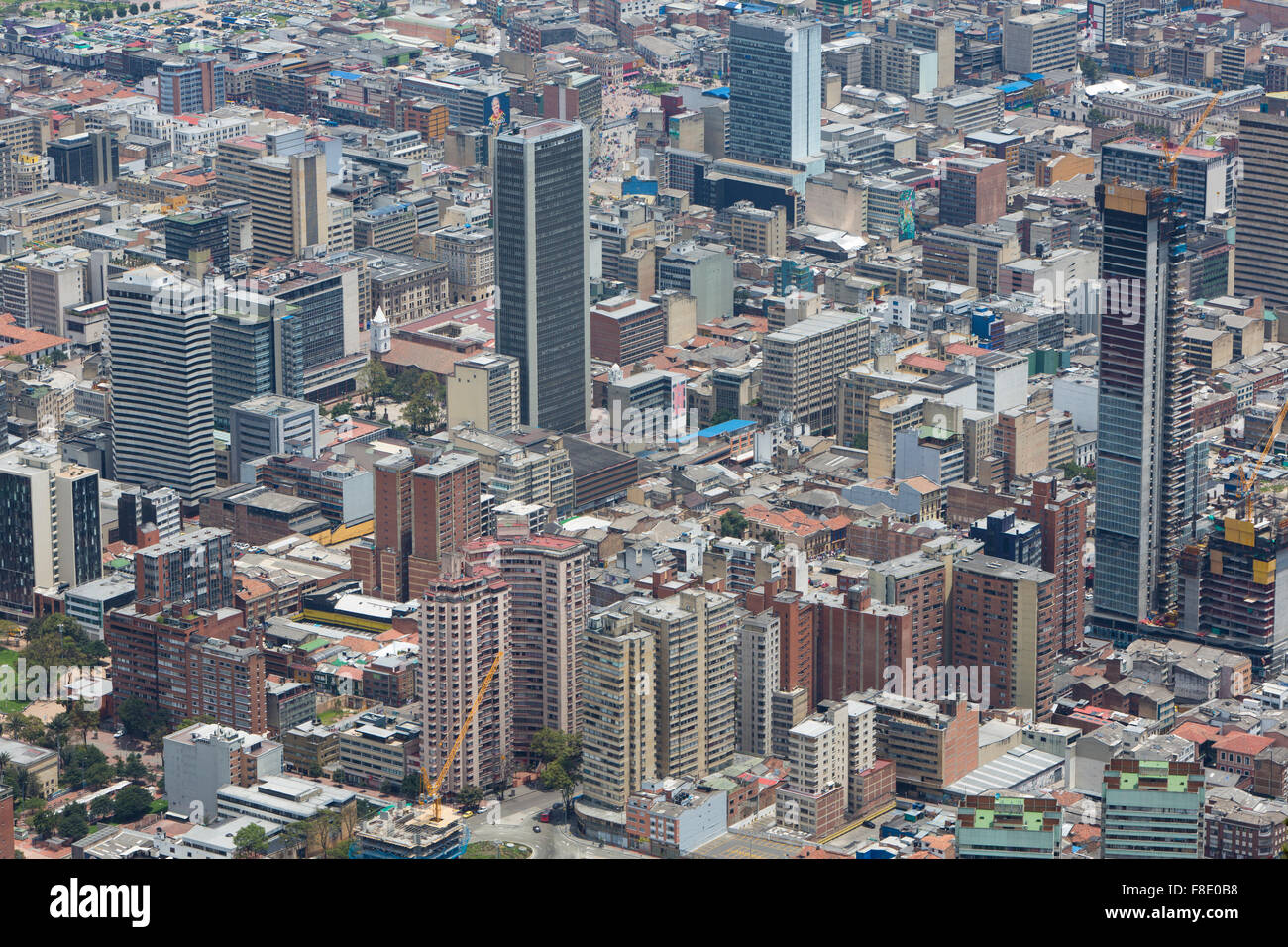 Vista aerea di Bogotà, Colombia Foto Stock