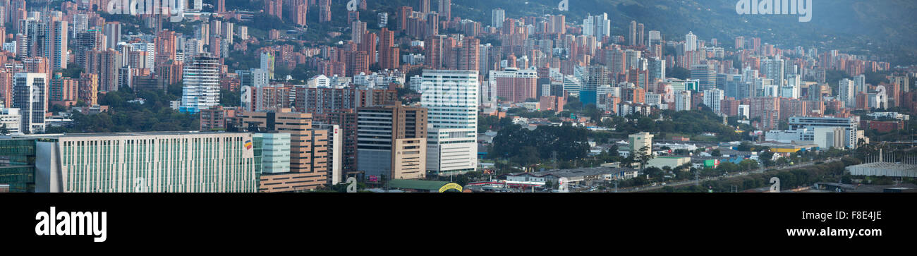 Paesaggio di Medellin, Colombia Foto Stock