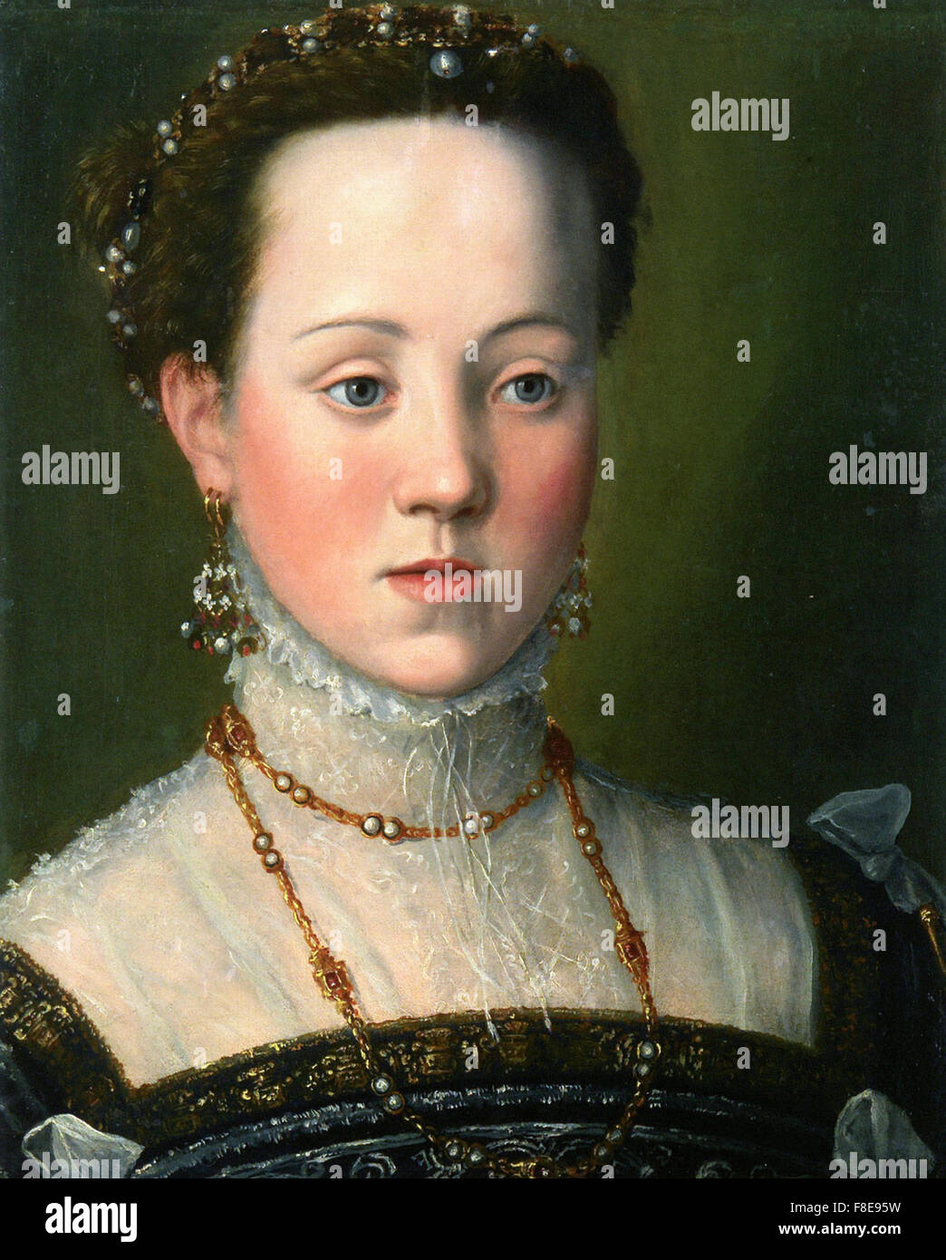 Giuseppe Arcimboldo - Arciduchessa Anna, figlia dell'Imperatore Massimiliano II Foto Stock