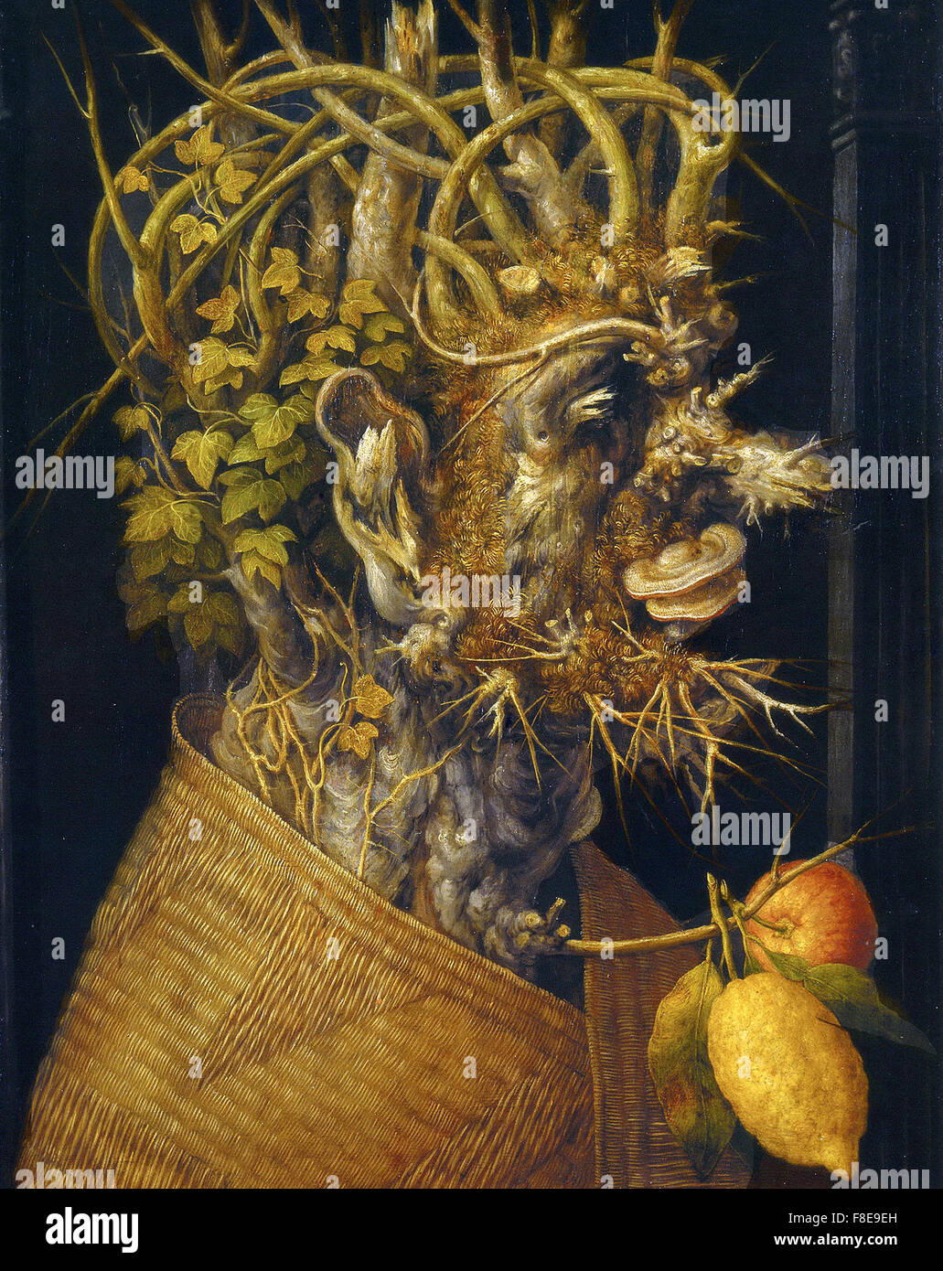 Giuseppe Arcimboldo - inverno Foto Stock