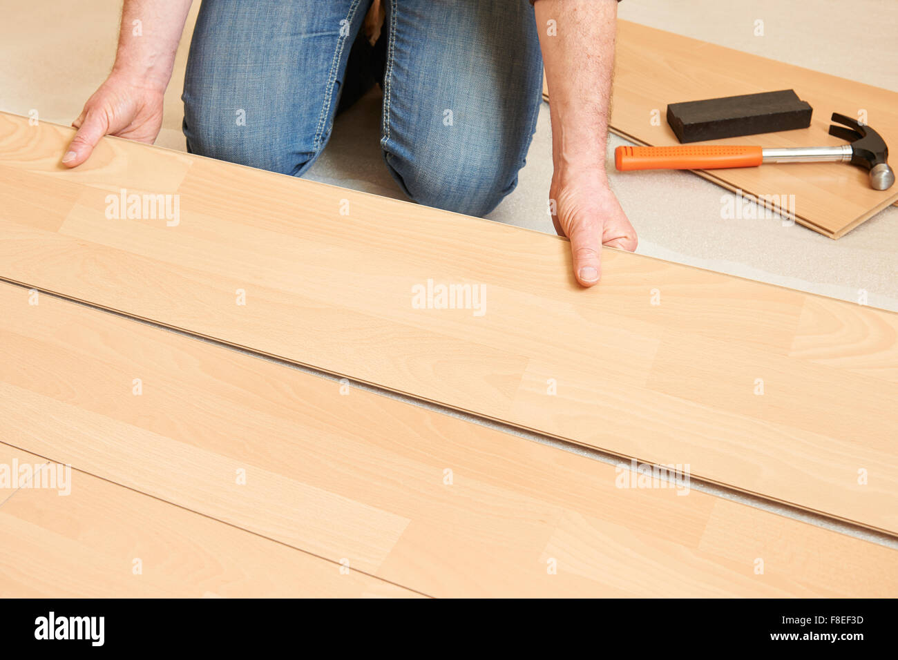 Strumento Per Posa Pavimenti In Laminato - Attrezzatura Per Giunti E Riparazione Con Ventosa E Cuscinetto Antigraffio, Adatto A Piastrelle, Parquet E Vinile