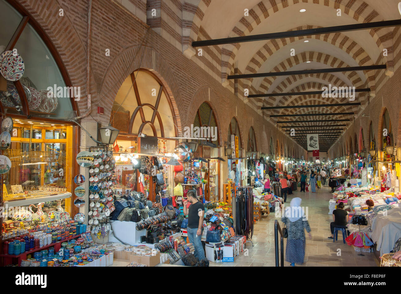 Türkei, Thrakien, Edirne, Semiz-Ali-Pascha-Carsisi, Bazaar Foto Stock