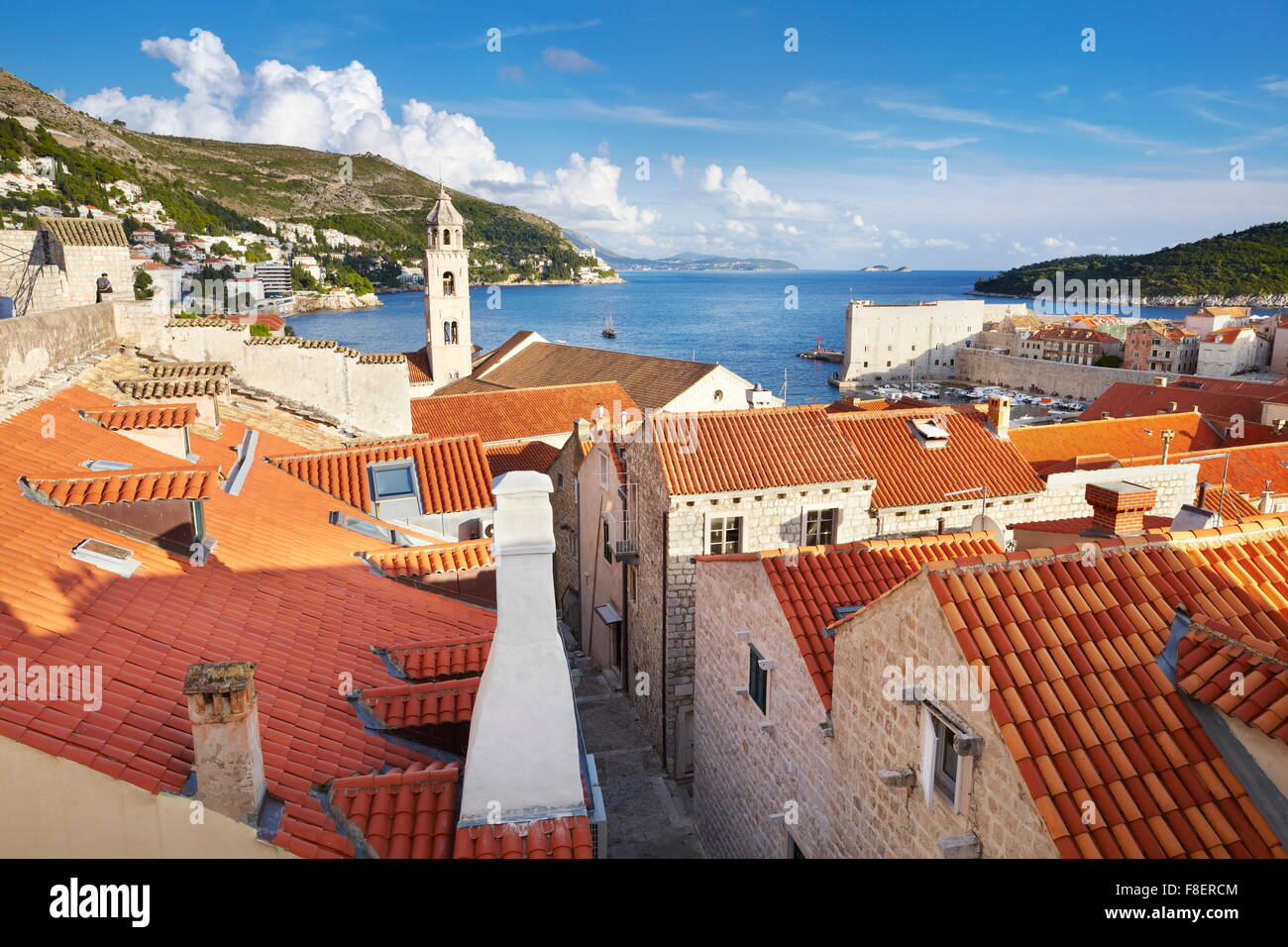 Paese vecchio di Dubrovnik, Croazia Foto Stock