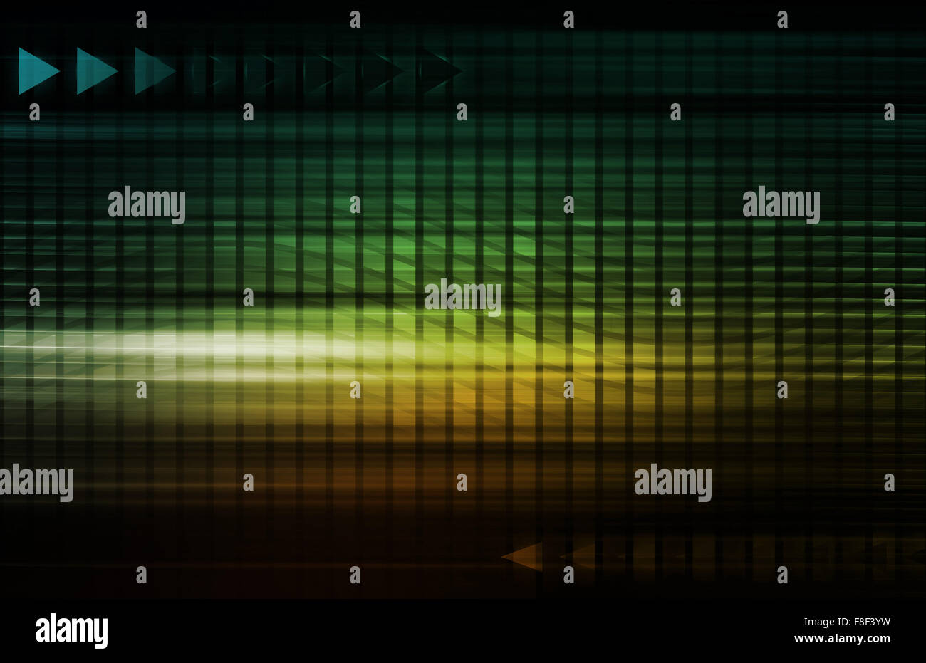 La scienza astratta e dati medici in un laboratorio Foto Stock
