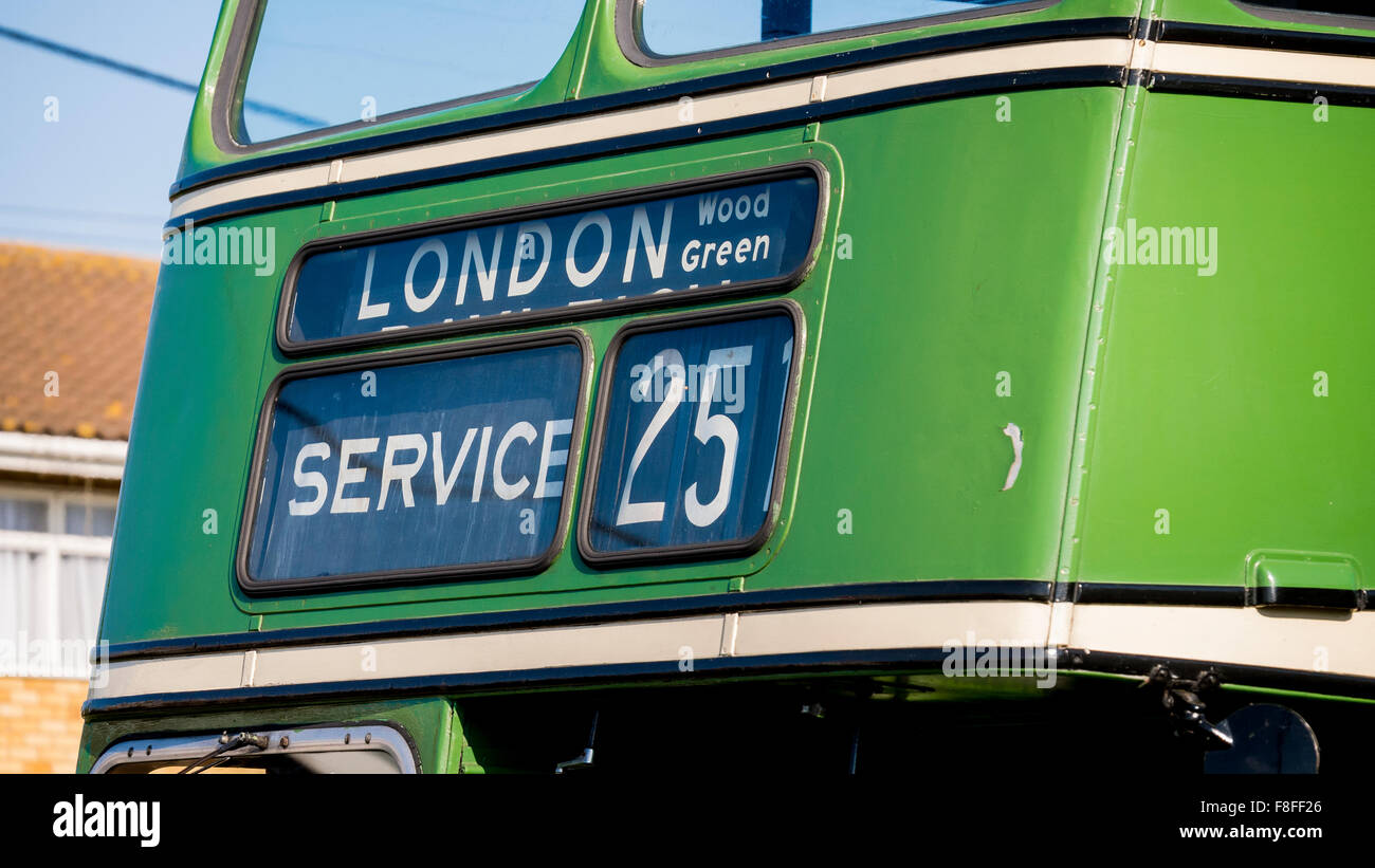 London Double Decker Bus Foto Stock