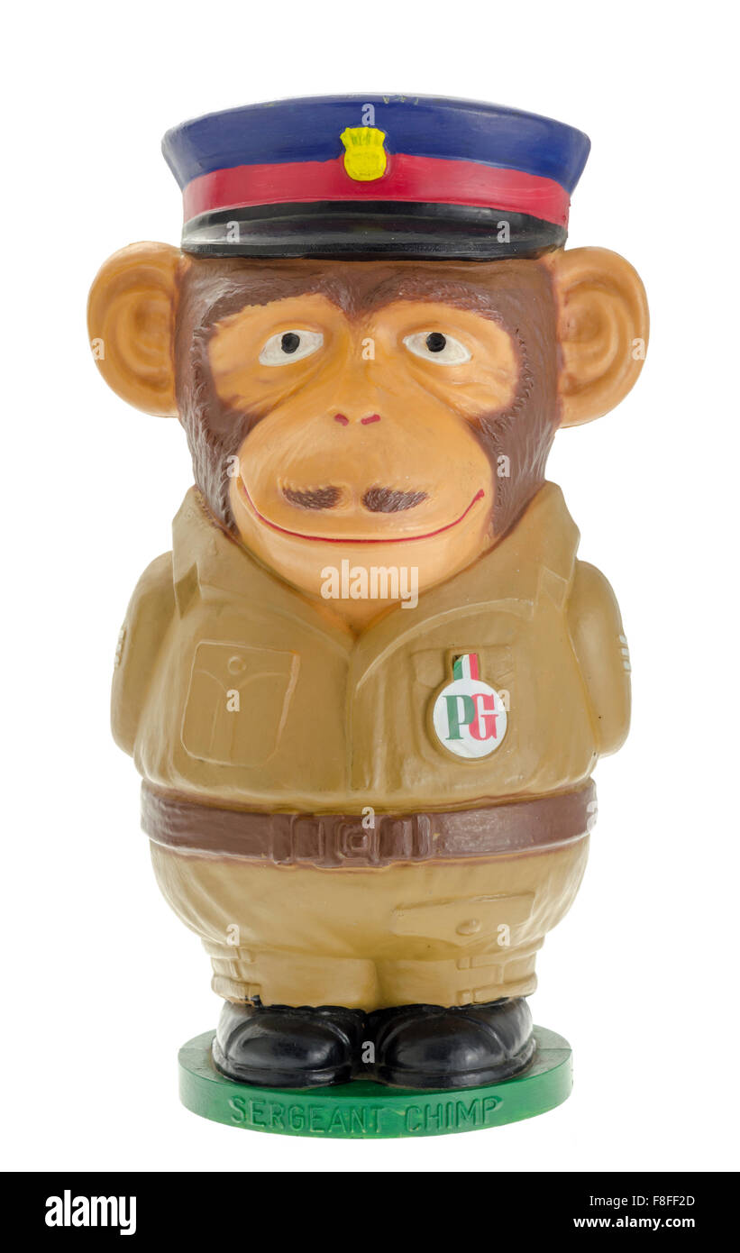 PG Suggerimenti Sergente Chimp casella di denaro Foto Stock
