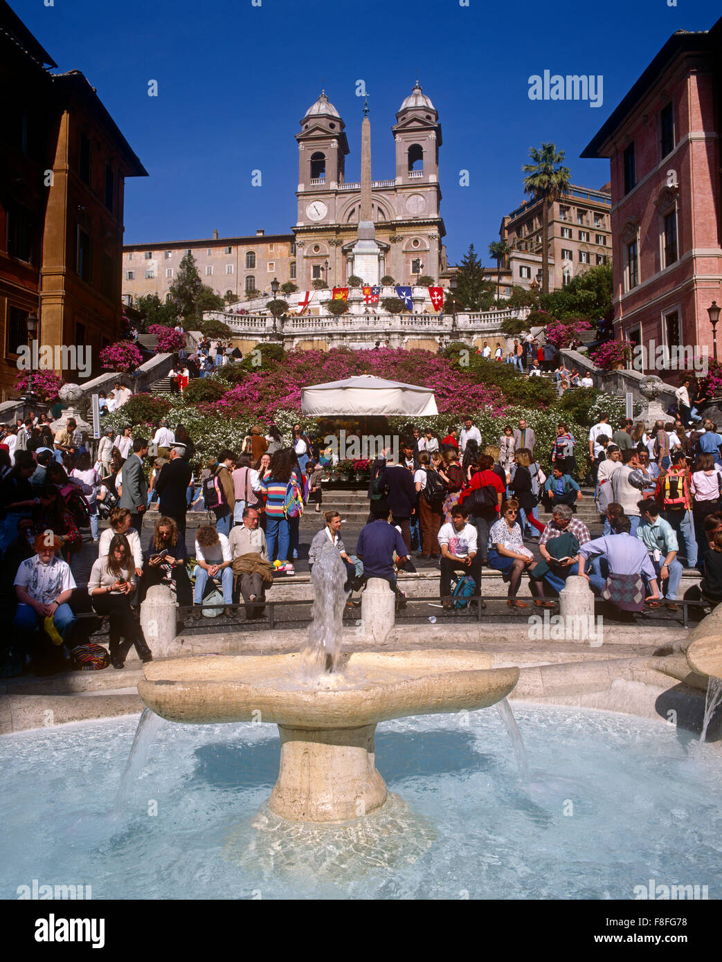 Scalinata di piazza di Spagna, Roma, lazio, Italy Foto Stock