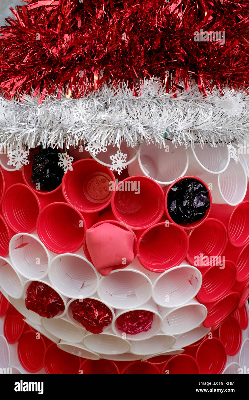 Giardino Di Natale Pupazzo Di Neve Decorazione Realizzata Da