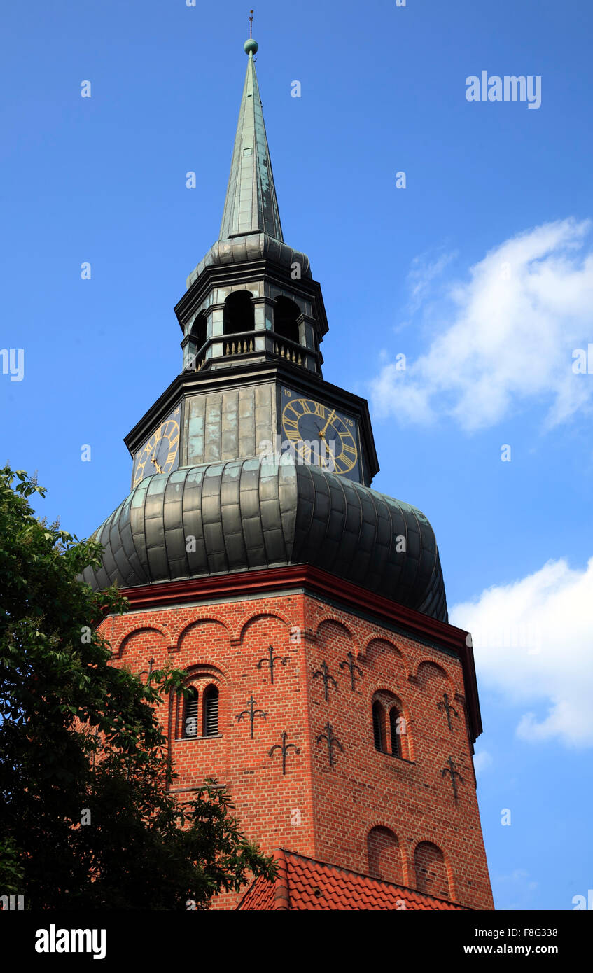 Torre di San Cosmae-Church, Stade, Bassa Sassonia, Germania, Europa Foto Stock