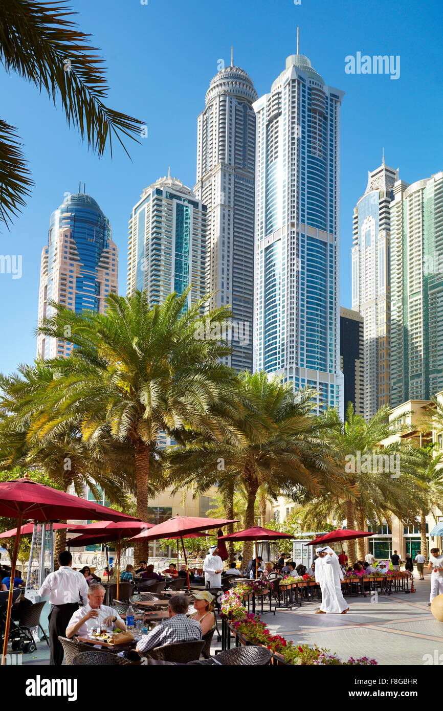 Dubai Marina - Emirati arabi uniti Foto Stock