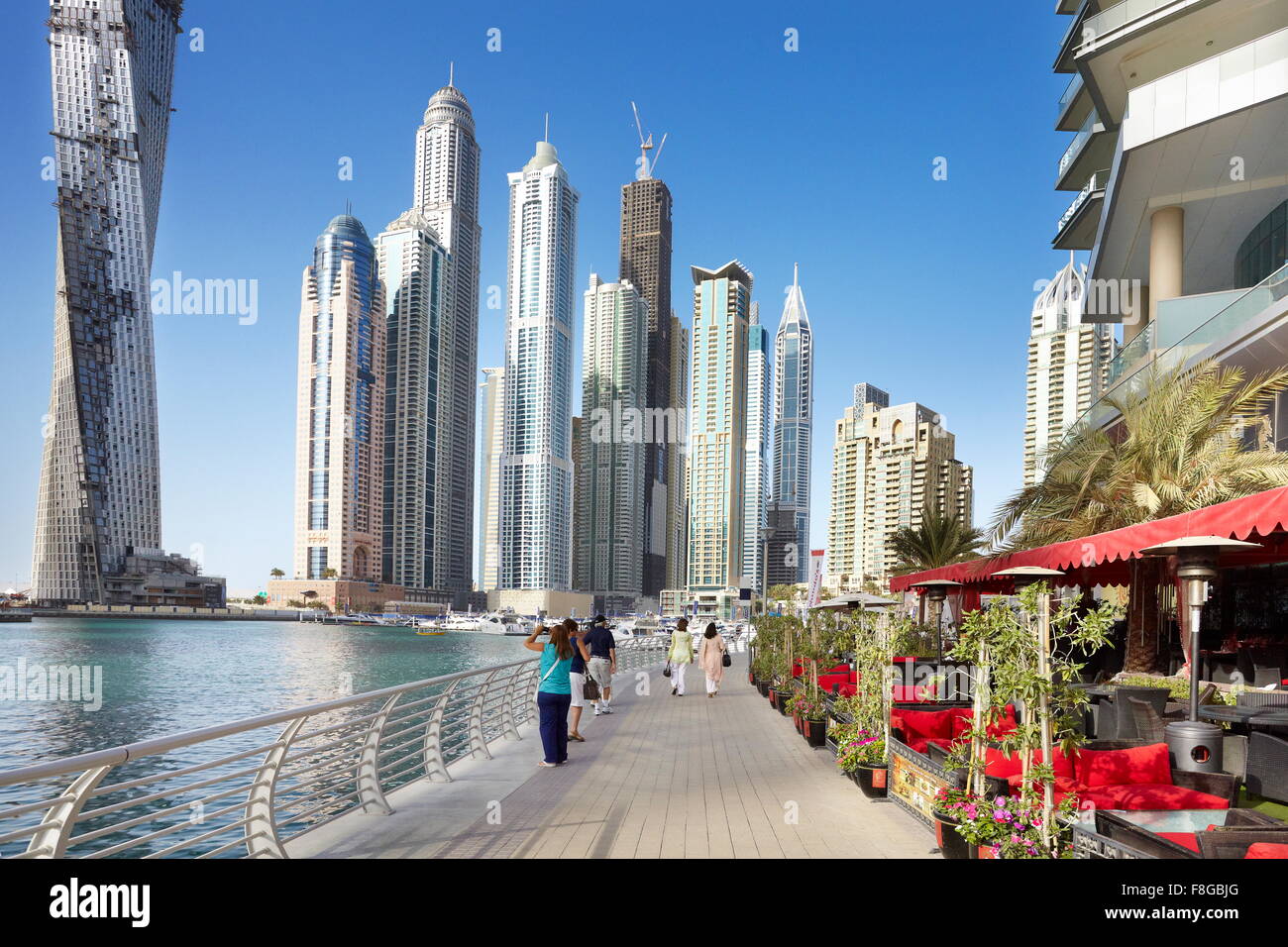 Dubai Marina - Emirati arabi uniti Foto Stock