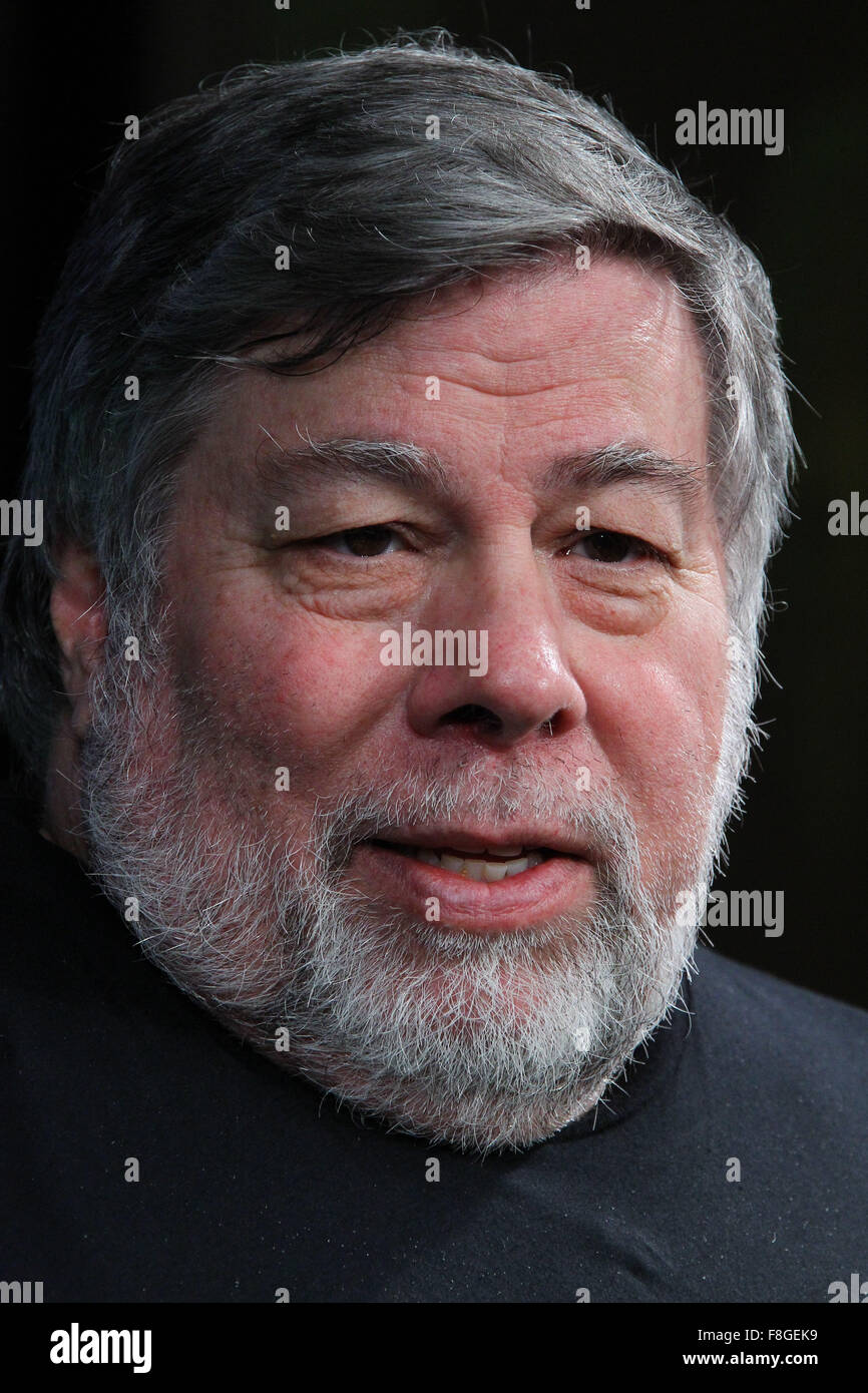 Apple co-fondatore Steve Wozniak partecipa a una conferenza stampa per svelare il "Tokyo Comic Con 2016' a Tokyo in Giappone, il 4 dicembre 2015. La cerimonia inaugurale Tokyo Comic Con si svolgerà presso il Mukahari Messe Convention Center dal 3 al 4 dicembre 2016. © Pasya/AFLO/Alamy Live News Foto Stock