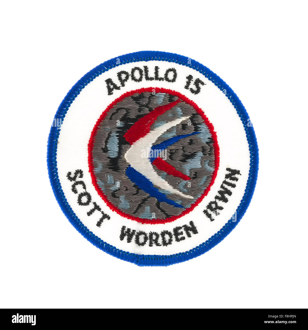 La missione Apollo 15 badge da sbarco sulla Luna Foto Stock