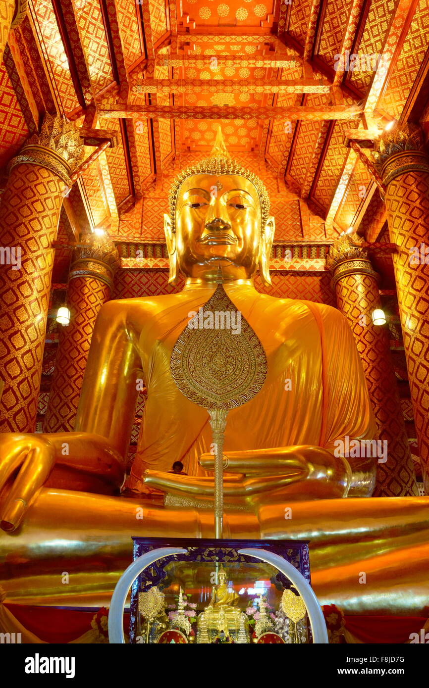 Thailandia - Ayutthaya Wat Phanan Choeng tempio Foto Stock