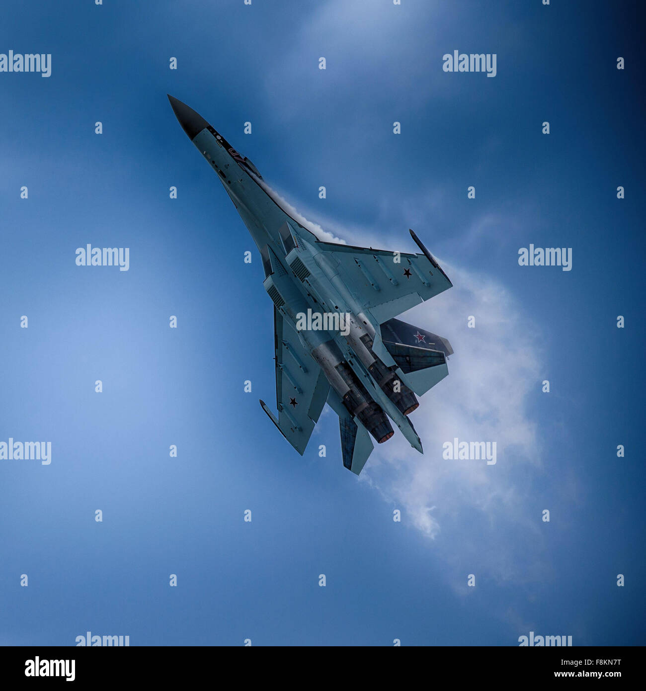 Il russo Su-35 il flanker fighter Foto Stock