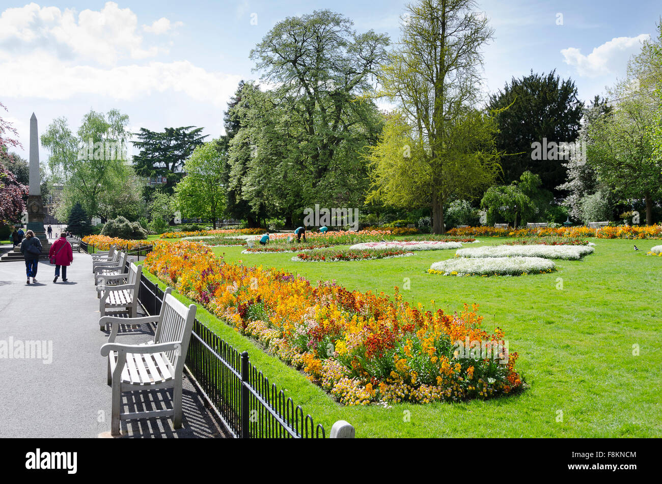 Jephson Gardens, Leamington Spa Warwickshire, Inghilterra Foto Stock