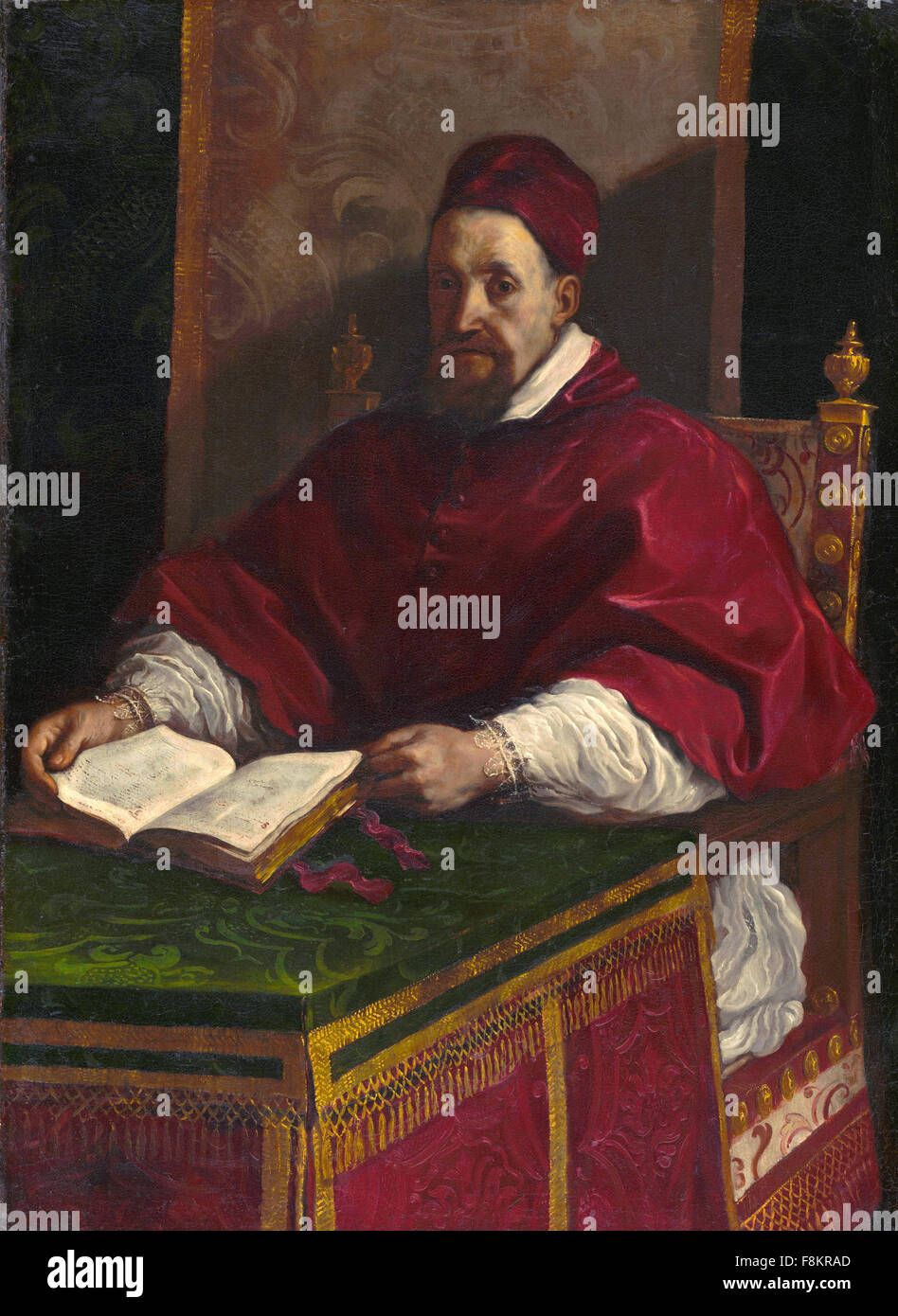 Giovanni Francesco Barbieri - Guercino - Papa Gregorio XV Foto Stock