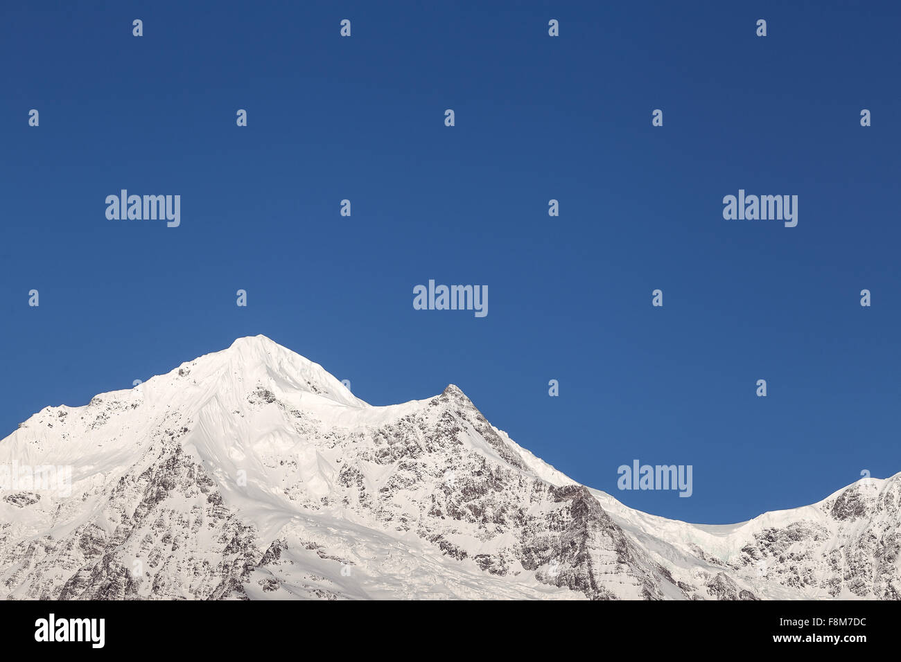 Montagna della neve Foto Stock