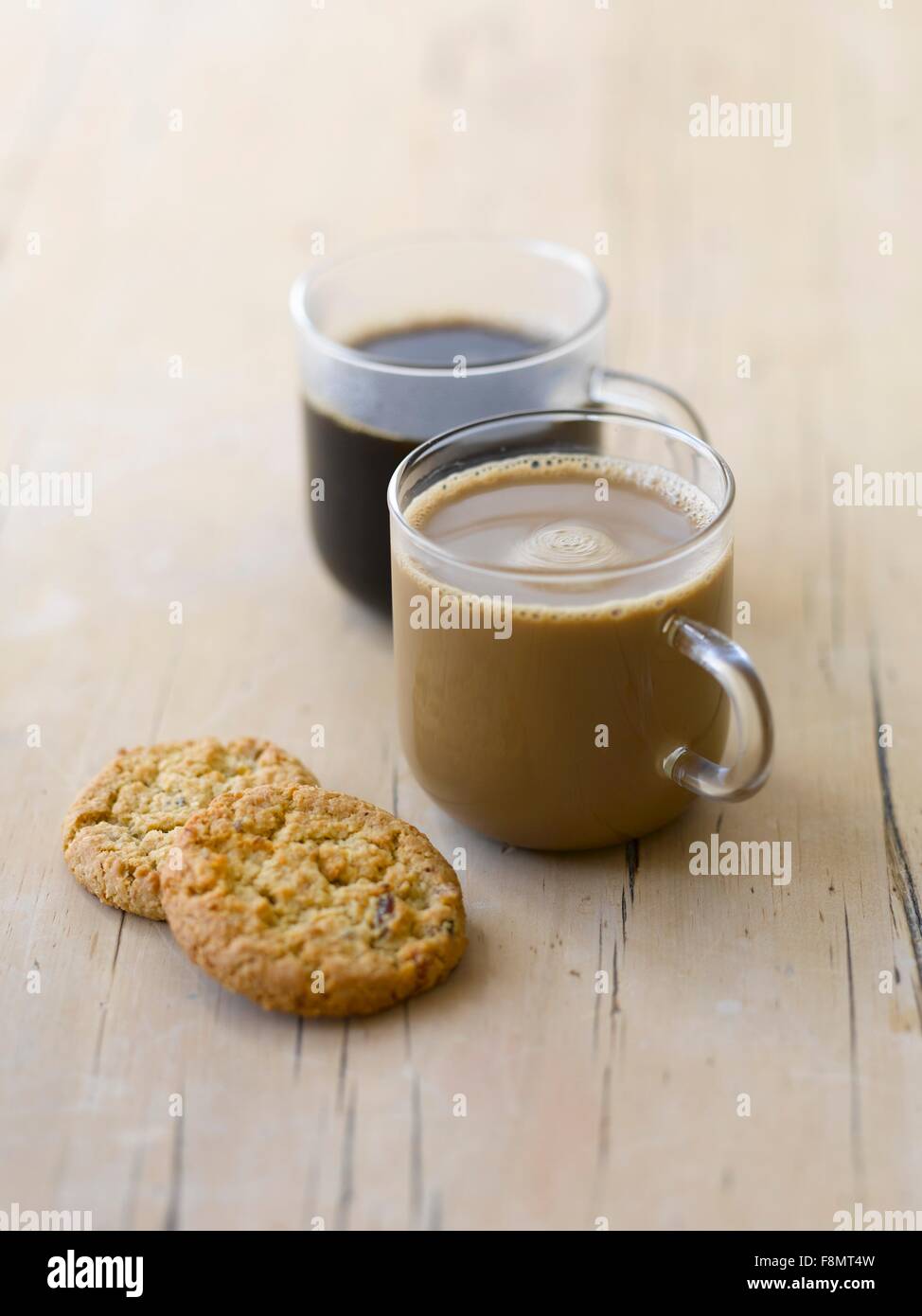 Caffè e biscotti Foto Stock