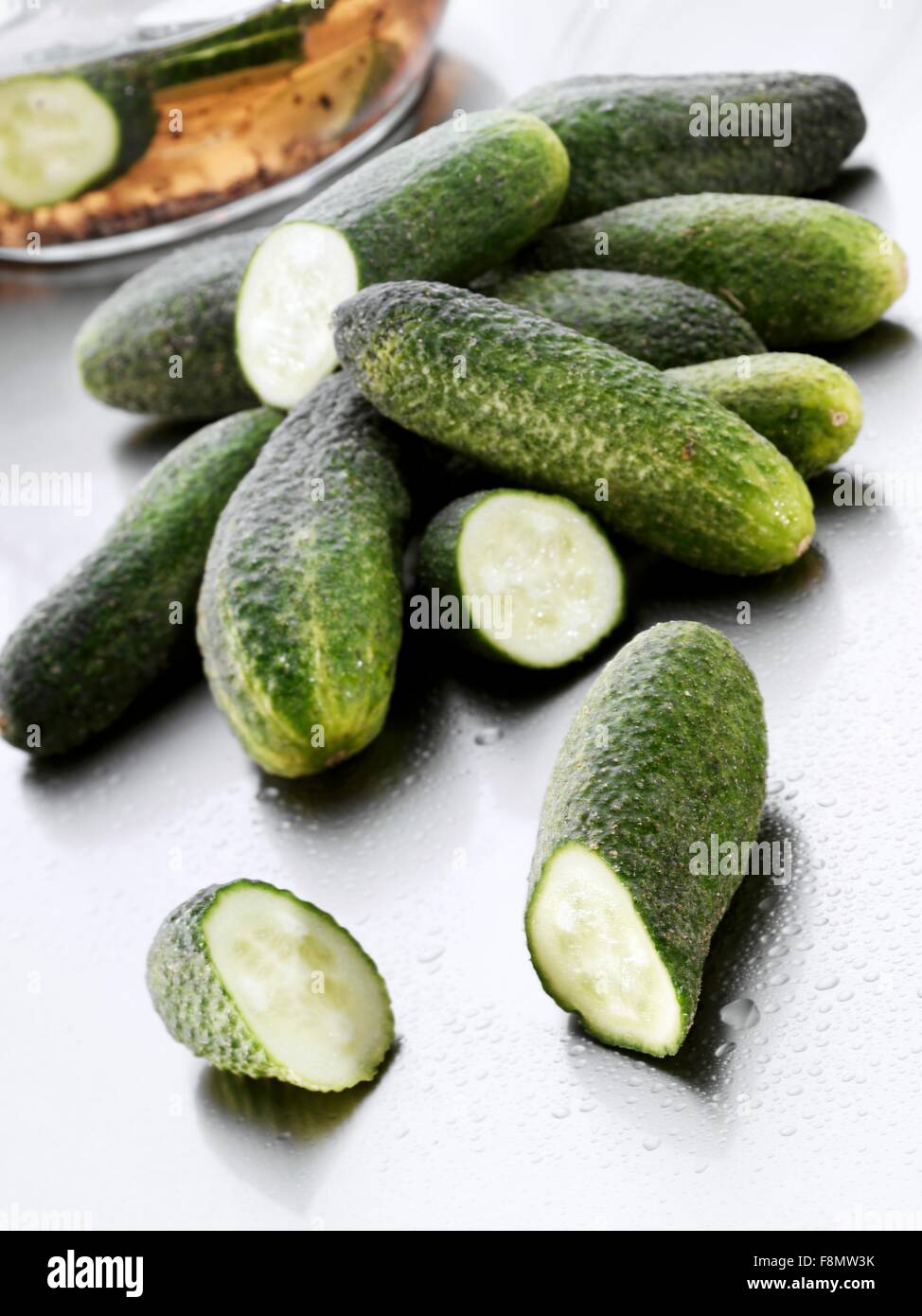 Cetriolini Foto Stock