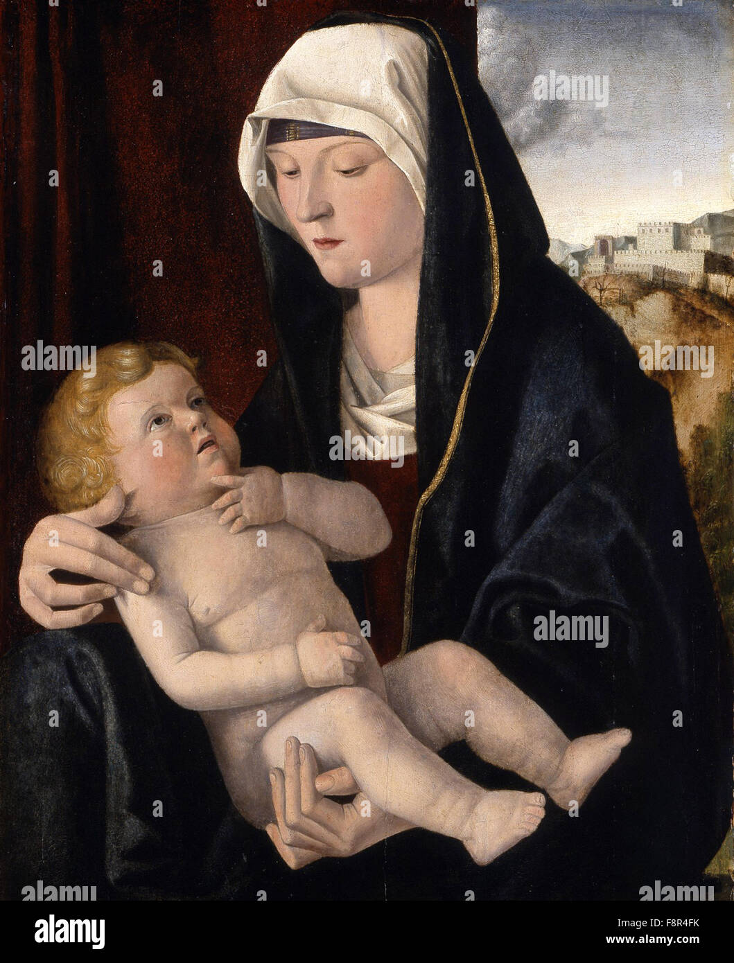 Giovanni Bellini - Giambellino - Madonna col Bambino Foto Stock