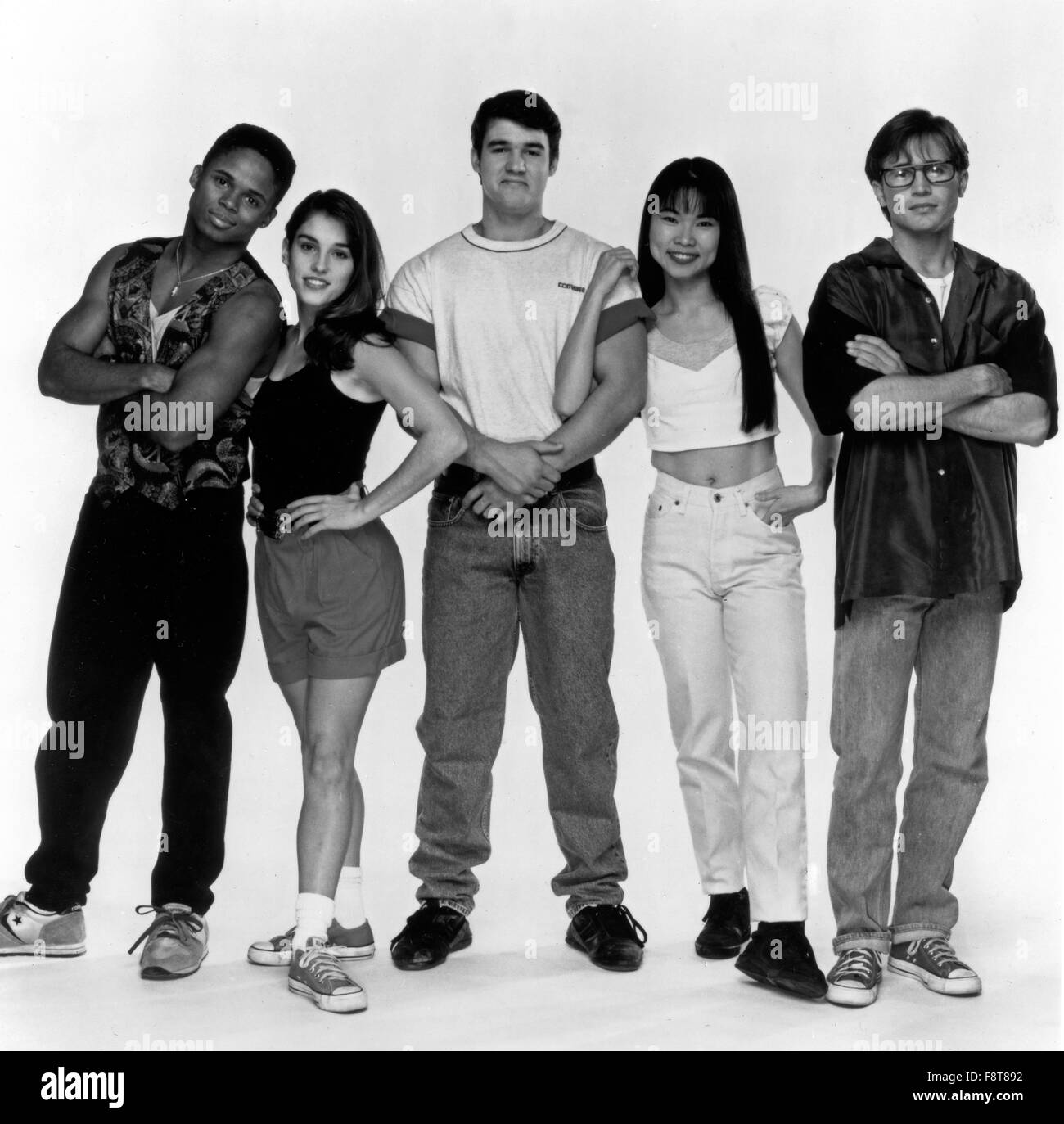 Mighty Morphin Power Rangers, Actionserie, USA 1993-1996, Darsteller: Walter Jones, Amy Jo Johnson, Austin San Giovanni, Thuy Trang, David Yost. Foto Stock