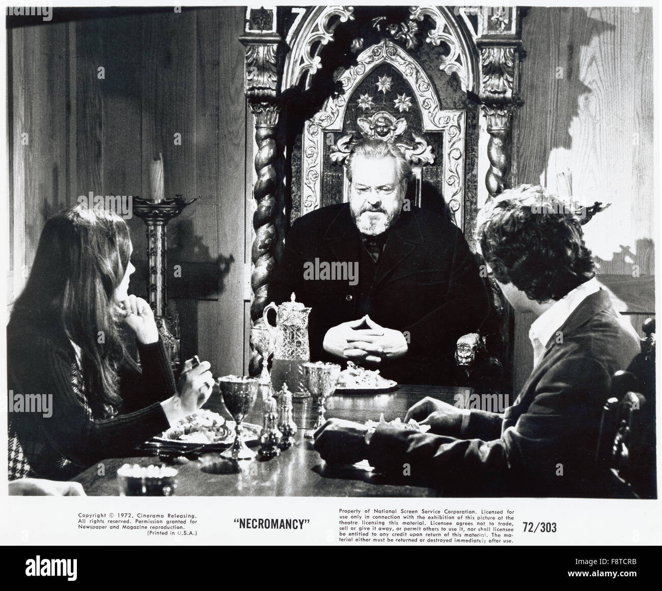 Negromanzia, aka: Horror attacco, USA 1972, Regie: Bert I. Gordon, Darsteller: Pamela Franklin, Orson Welles, Michael Ontkean Foto Stock