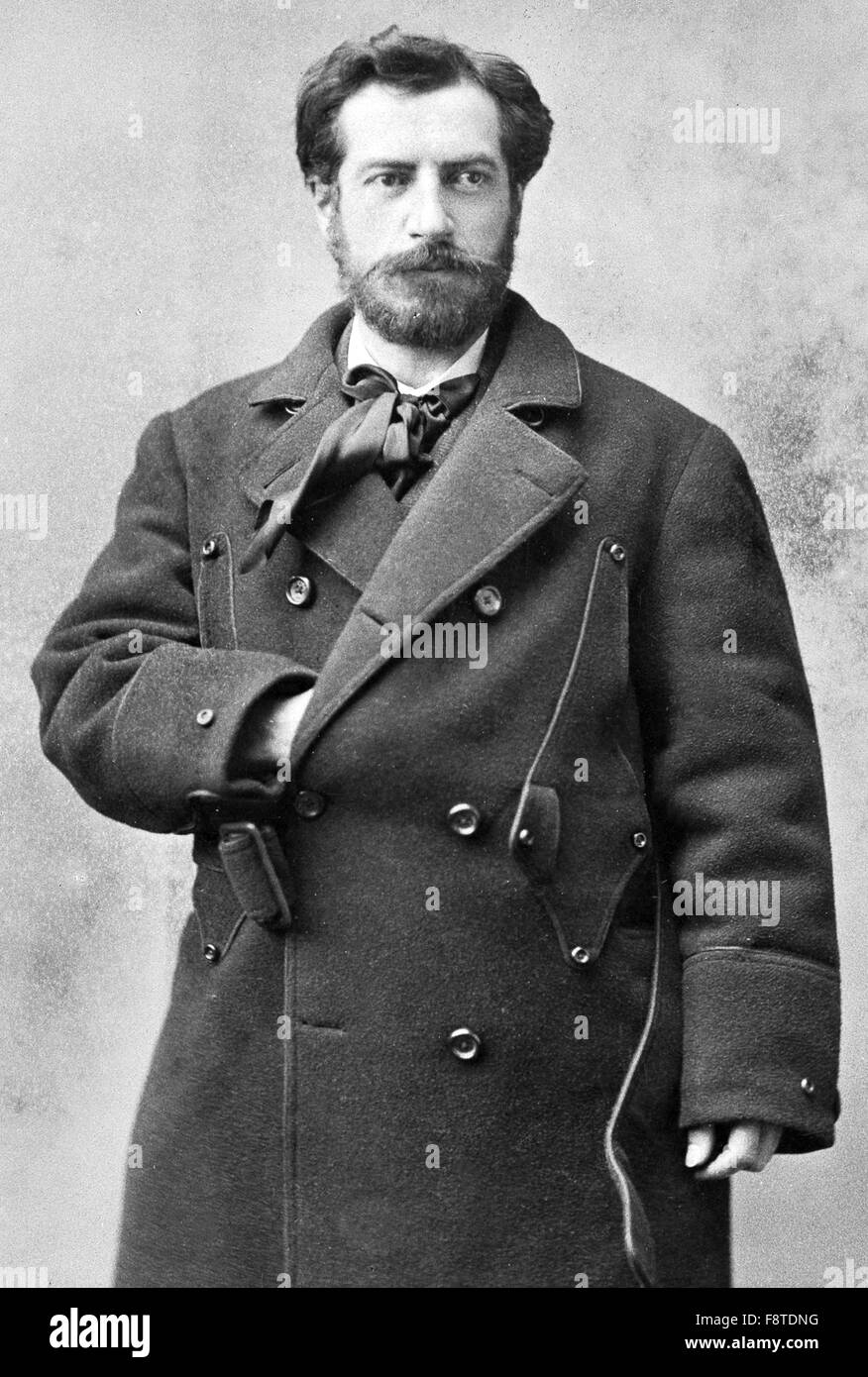 Frédéric Auguste Bartholdi, Francese scultore e pittore che ha progettato la Statua della Libertà Foto Stock