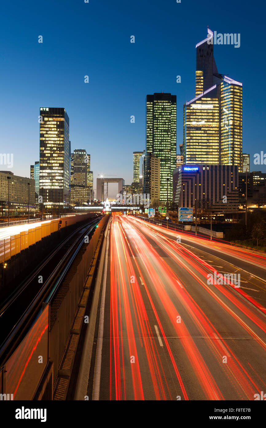 La Defense, Parigi, Ile-de-France, Francia Foto Stock